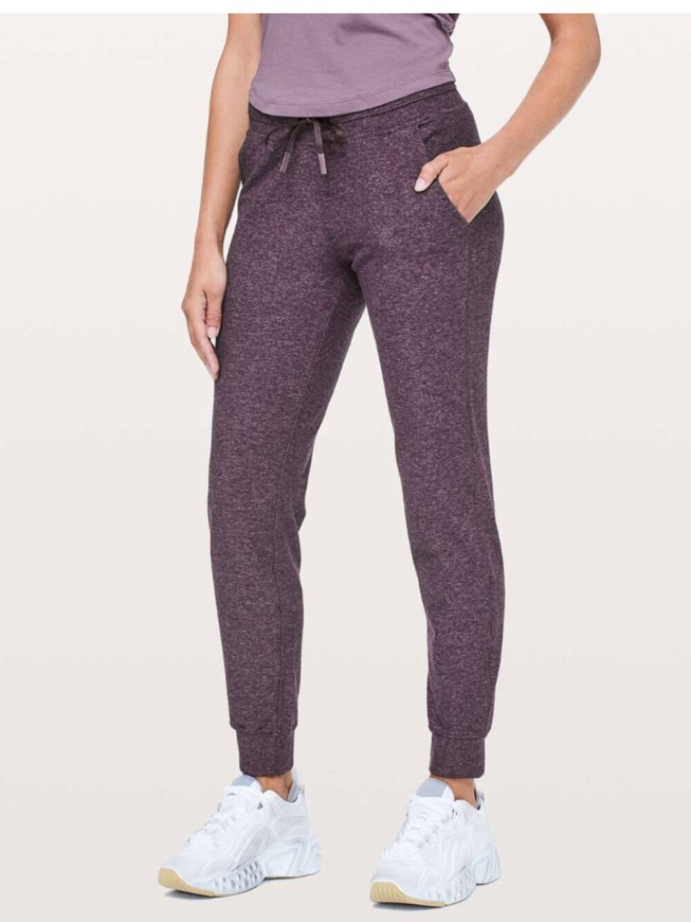 Lululemon Ready To Rulu Pant 29" inseam Heathered Arctic Plum Size 6